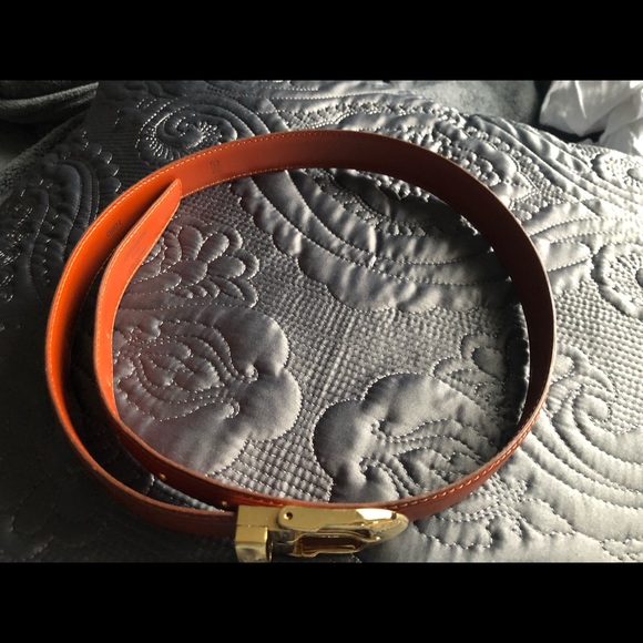 Louis Vuitton Brown Epi Leather belt - Picture 2 of 8